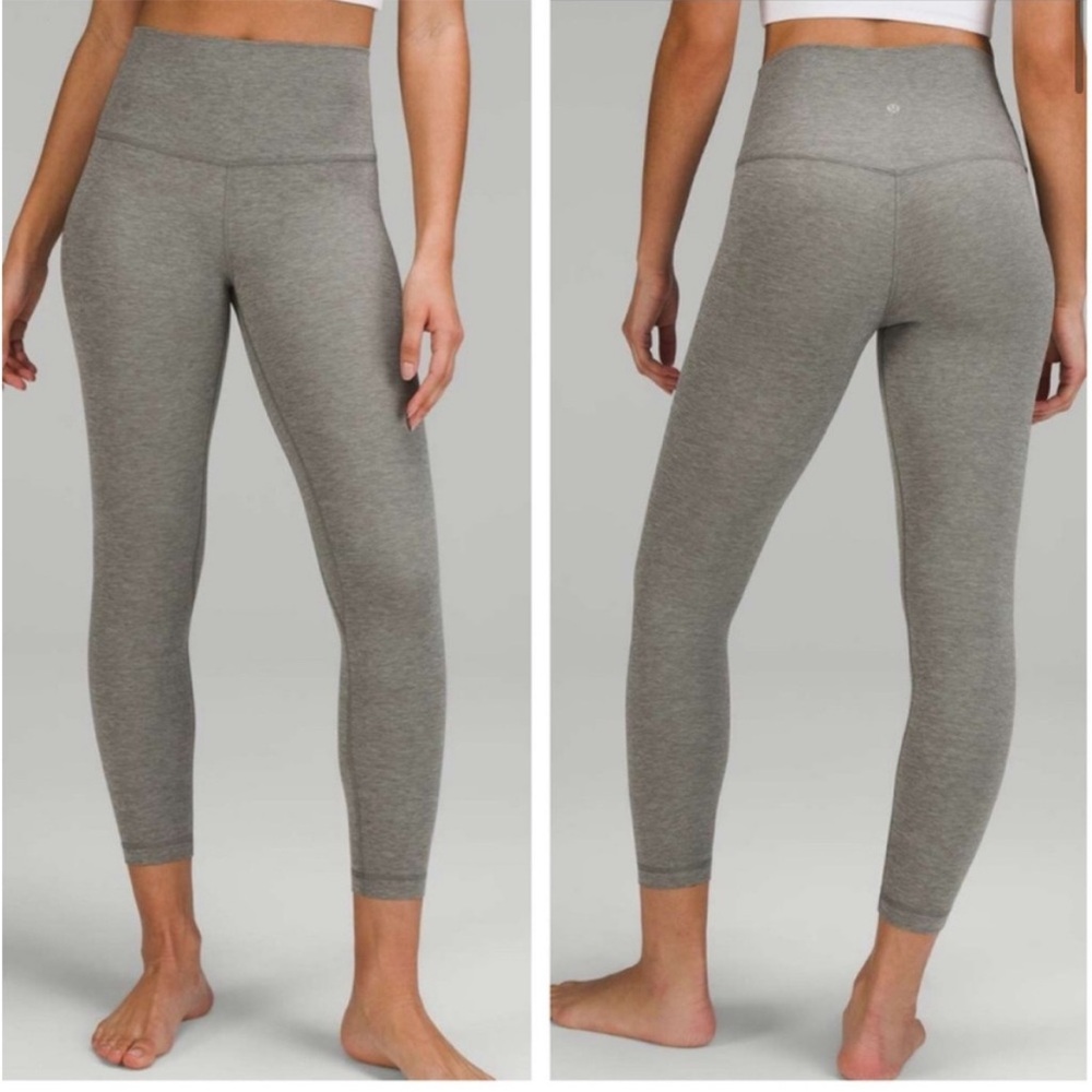 Lululemon Align High-Rise Pant 25" in Heathered
Grey size 20